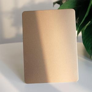 Wholesale Cold Rolled Stainless Steel Sheet 0.3mm Sandblasted SS Plate 430 PVD Color Coating from china suppliers