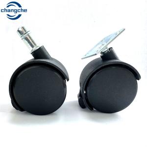 Wholesale 2 Inch Nylon&amp;TPR Heavy Duty Caster Wheel Swivel Stem/Thread Casters With Lock from china suppliers