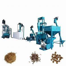 China Ornamental Floating Fish Feed Pellet Machine Poultry Feed 6t/h on sale
