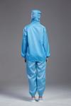 Food Processing Garment Resuable Combed Fabric yellow hooded jacket and pants