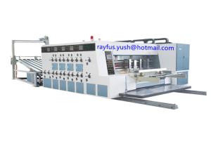 Wholesale Corrugated Carton Flexo Printing Machine Stacking Lead Edge Feeding Economic Model from china suppliers