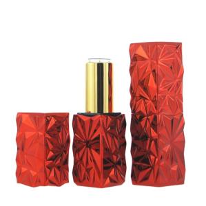 Wholesale Red Yellow Sliver 12.1mm ABS Custom Made Lipstick Packaging Tubes 3.5g from china suppliers