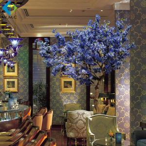 Wholesale Indoor Decoration Use Artificial Flower Tree , Bluish Violet Blossom Tree from china suppliers