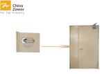 BS Standard Uneqaul Leaf Oak Wood Finish Steel Insulated Fire Door For Apartment