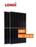 Longi 9bb Hbd Bifacial 520w 530w 535w Mono Solar Panels