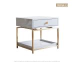 Small Hotel Bedside Tables With Drawers , Living Room Wood Nightstand