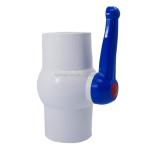 Leading PVC Ball Valve 1.0MPA Pressure Blue Plastic Threaded Water Pipe Valve 1