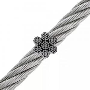 Wholesale 8*19S FC Galvanized Steel Wire Cable for Carbon Steel Rope Efficiency from china suppliers