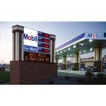 6500cd/Sqm Gas Station Led Display 1R1G1B P10 For Advertising
