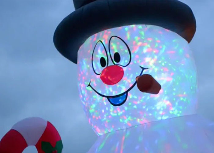 20ft Inflatable Snowman Christmas Decoration Yard Inflatables Moving Christmas Snowman