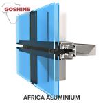6000 Series Grade and T3-T8 Temper Aluminium profile for curtain wall