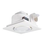 Quiet Small High Airflow 4 6 Inch Window Wall Mounted Plastic Exhaust Fan for