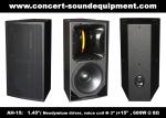 600W Concert Sound Equipment , 1.4" + 15" Full Range Speaker For Show ,