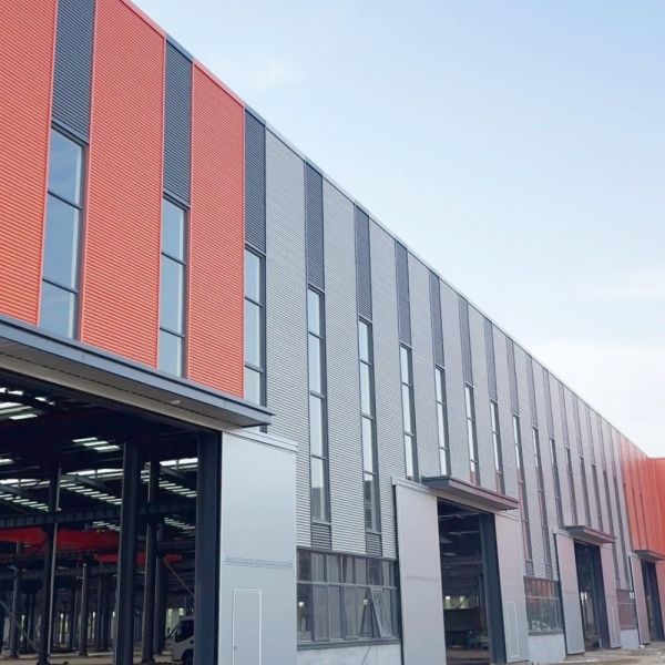Q235 Thermal Insulation Steel Construction Warehouse High Load Bearing Steel Frames