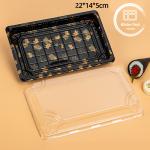 Custom Logo Restaurant Food Grade Disposable Sushi Trays For Fresh And Stylish