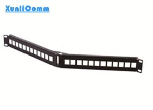 Wholesale Angled Network Patch Panel High Density Reliable Fiber Management System from china suppliers