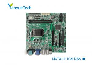 China MATX-H110AH2AA Intel Micro ATX Motherboard / 2 LAN 10 COM 10 USB 4 Slot 1 PCI Msi H110 Pro Lga on sale