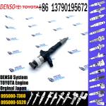 Den-so Original Common Rail Fuel Injector 095000-6870 095000-7360 For TOYO-TA
