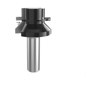 Wholesale 45 Degree V Notch Tongue And Groove Joint Router Bit Cutting 35mm Dia from china suppliers