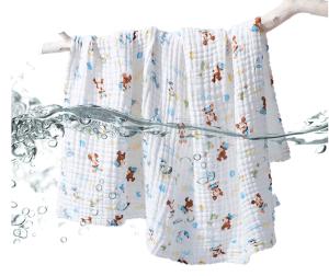 Wholesale 240GSM Gauze Swaddle Fabric Good Cold Resistance Baby Clothing Fabric from china suppliers