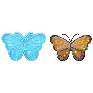 Wholesale MHC Complete Set Silicone Holographic Resin Molds for Art Decor Butterfly Keychain Coasters Kits from china suppliers