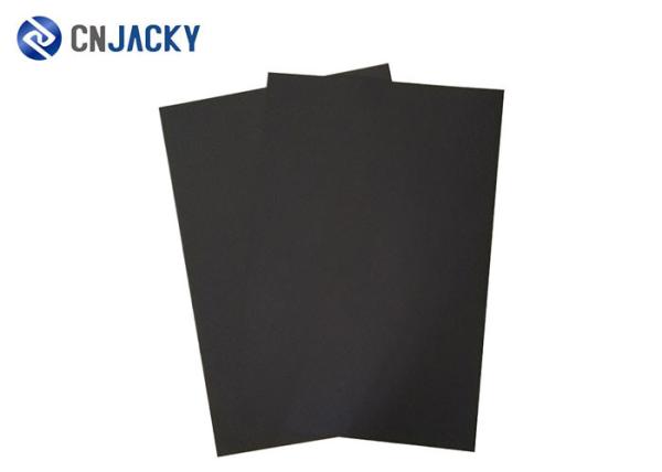 A4 / A3 Size Smart Card Material , PVC Plastic Sheet For Making High End Black