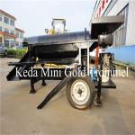 5t/H 400*1300mm Gold Mining Machine Portable Gold Trommel
