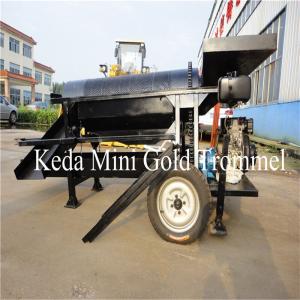 Wholesale 115m3/H Gold Mining Machine Trommel Sieving 85kw 8m Length Gold Trommel Screen from china suppliers