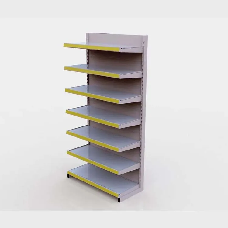 Factory Custom 7 Layers Single-side Gondola Shelving Retail Shelf Display Gondola