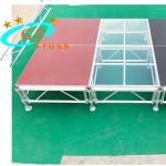 Movable Easy Install Foldable Assembly Portable Steel Truss Design Black Stage