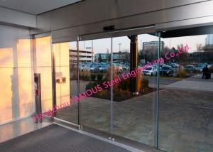 Wholesale Fully Glazed Overhead Sensor Doors Glass Facade Opening Sliding Doors Automatic from china suppliers