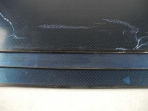 China Airplane / Helicopter use laminated 3mm Carbon Fiber Sheet 3K Plain Matte on sale
