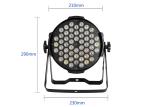 54x3w RGBW 3 IN 1 LED Par Can Lights 100% Electronic Dimming