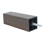 KR-P0166W2 Wooden Color Replacement Plastic Couch Legs Easy Fitting Reduce
