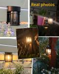 Outdoor Waterproof Garden Fence Light Wall Mounted Lamp Solar Powered Led Wall