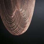 Modern Aluminum Chain Tassel Chandelier Home Kitchen Island rose gold Chandelier