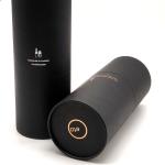 CMYK Cardboard Wine Tube Lining Aluminum Foil Velvet Pillow Inserted