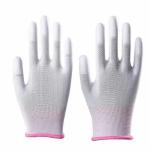 Industrial Working Safety Anti Static Gloves / All ESD Custom Palm PU Coated