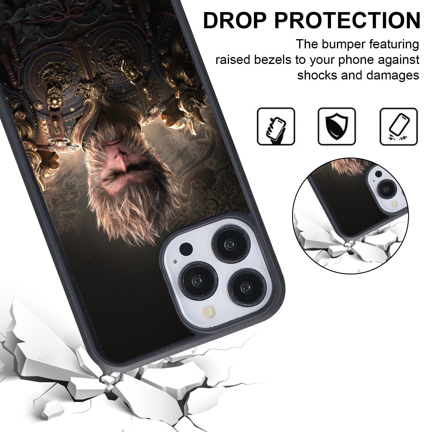 Tpu Non Slip Edge 2D Sublimation Phone Case Blanks For IPhone 16 15 Pro Max