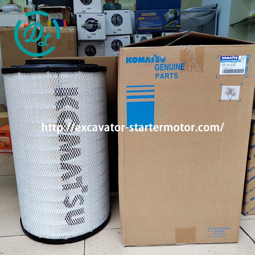 600-185-6100 Air Filter Assembly Kit Komatsu Filter Excavator PC400-8