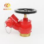 2.5" BSP Male Brass Or LG2 Fire Hydrant Screw Oblique Type Landing Valve