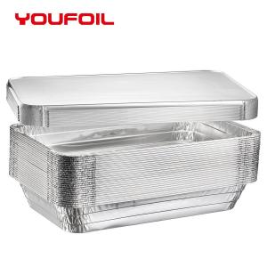 Wholesale Large Capacity Disposable Aluminum Foil Pan Full Size Pan with Lid from china suppliers