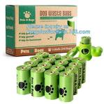 Eco biodegradable dog poop bag for pet trash clean, Cheap eco dog poop bag, Eco