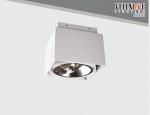 Pure Aluminum Max 50Watt G53 Square Surface Mount Can Light For Hotel