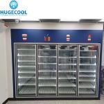 Customized Request for Silver Glass Door Walk in Cooler Commercial Display