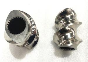 Wholesale ZE77 Covey Screw Segments Extruder Screw Material HRC58 - 62 Hardness For Pelletizer from china suppliers
