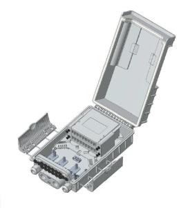 Wholesale Digital FTTH Fiber Optic Terminal Box Outdoor Mounted Plastic Splitter Cassette from china suppliers