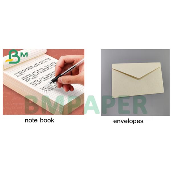 70# 80# Uncoated Offset Cream Paper Sheet For Publish Book 8.5" x 11"