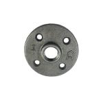 BSI Malleable Iron Pipe Fittings Four Holes Galvanized Pipe Flange