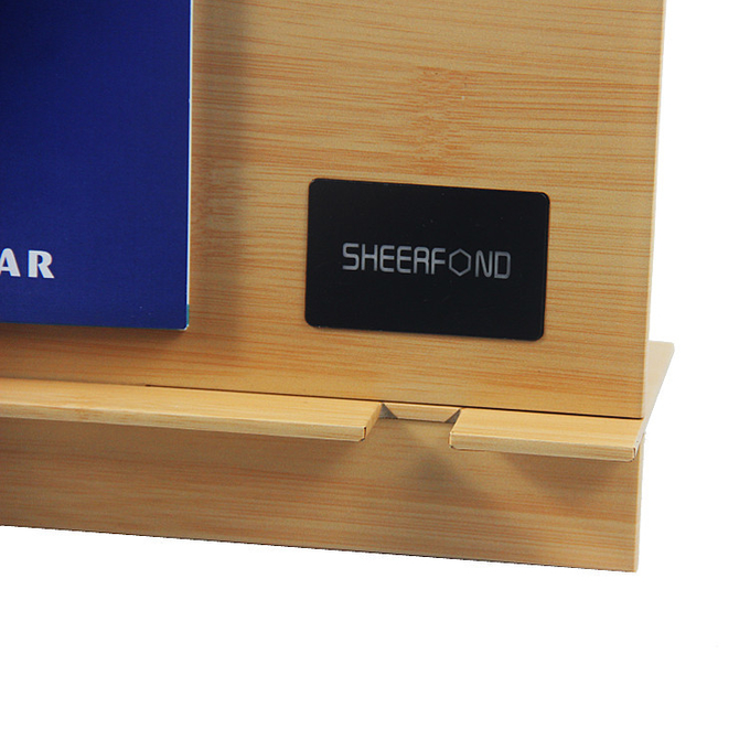 2024 Office Wooden Desk Calendar 21*18*13.5cm Wireless Charging Function